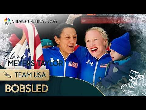 At 41, in her 5th Olympics, Elana Meyers Taylor wins her first Olympic gold medal | NBC Sports