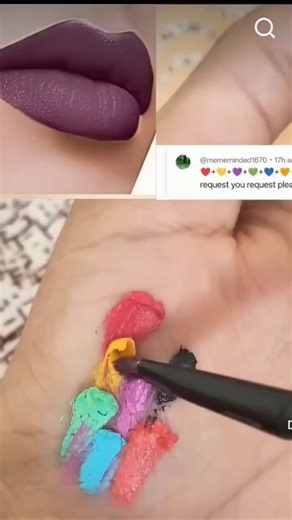 viral lipstick mixing hack #shorts #youtubeshorts #makeup #lipstick #hack