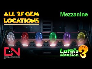 Luigi's Mansion 3 All 2F Gem Locations - Mezzanine Gems