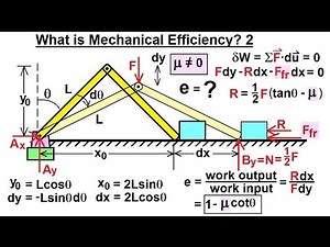 Mechanical Engineering: Ch 13: Virtual Work Applications (9 of 39) What is Mechanical Efficiency? 2