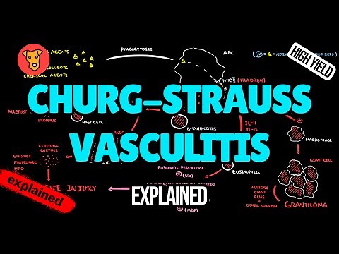 Churg-Strauss Vasculitis EXPLAINED: Pathogenesis, Symptoms, Diagnosis & Treatment (USMLE High-Yield)