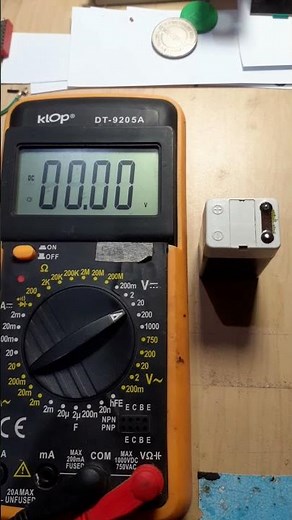 batrei test use digital multimeter #trending #elektronik #education