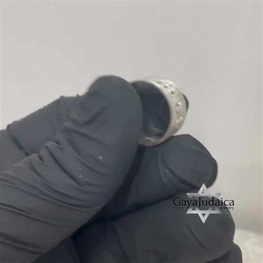 Personalized Hebrew Name Ring: Sparkling Sterling Silver, Handmade in Israel - Etsy UK