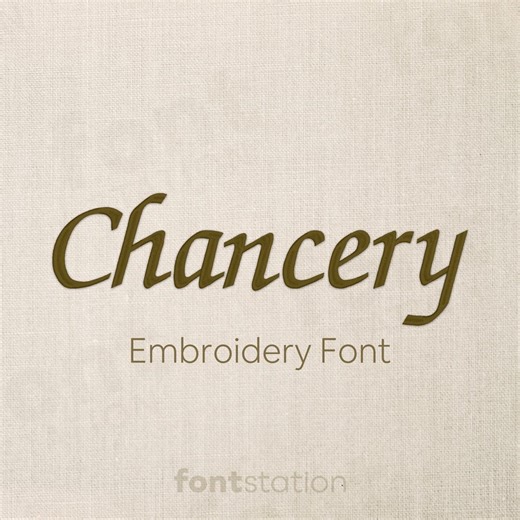 Chancery Embroidery Font - Calligraphy Letters - Handwritten, Italic Machine Embroidery Alphabet - 9 Sizes - BX, PES   9 Formats - Etsy