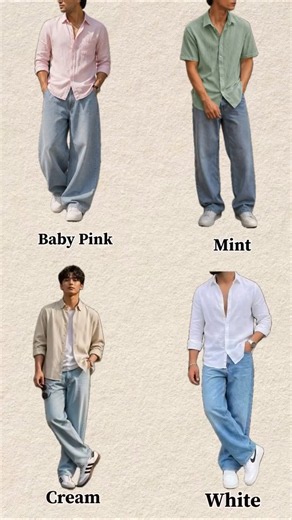 Best Shirt & Jeans Color Combinations For Men 🔥 #mensfashion #outfit