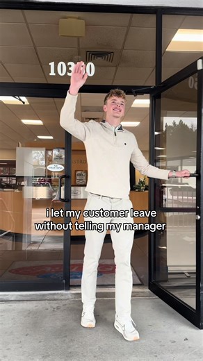 Always gotta tell the manager!! #Astroford #carsales #fyp #makeusfamous