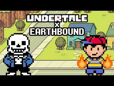 Deltarune Characters in an Undertale and Earthbound World?! Sans is HERE! #shorts
