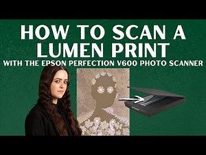 How To Scan A Lumen Print (Epson Perfection V600 Photo Scanner)- Part 2/4
