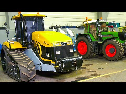 XXL RC TRACTORS IN MOTION!! RC FARMING MACHINES, RC AGRICULTURE VEHICLES, SCALE 1 to 8