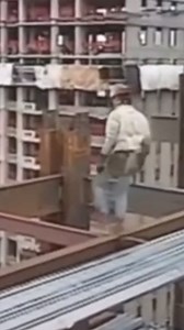 Steel worker in the 80s without safety equipment (not Pittsburgh) | Johnny Pittsburgh