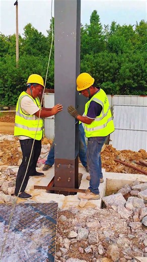 Construction machinery Steel structure installation