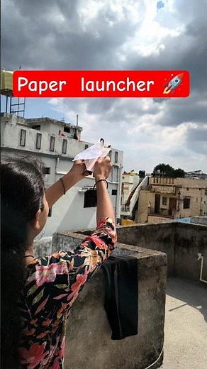 Paper Airplane Launcher 🚀 | Launch Your Paper Plane Farther Than Ever | kagaj ka Launcher | orgami