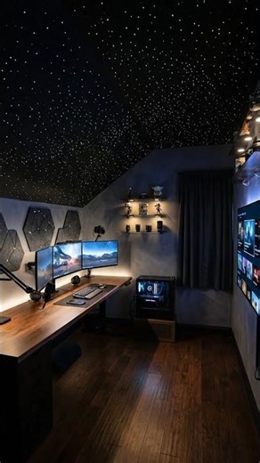 Room Renovation Transformation Changing To Astronomer’s Command Loft #foryou #shorts #shortsfeed