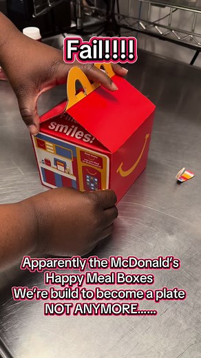 Transform Your McDonald's Happy Meal Box into a Plate