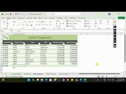 New Perspectives Excel 365 | Module 6: SAM Project B Charlotte Development #newperspectives