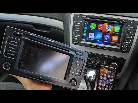 Skoda Octavia MK2 7" Android System With CarPlay & Android Auto GPS Navigation Multimedia System
