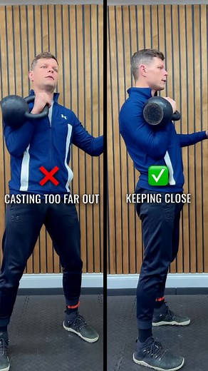 Stop hurting your arm during KB cleans. 😤 Let’s fix it in the next 10 seconds. ⏱️ The #1 mistake I see? 👉 People cast the kettlebell too far out instead of pulling it up. The result? ❌ Banged-up forearms ❌ Sloppy technique ❌ Wrist pain that kills your confidence Here’s the fix: ➡️ “Pull the bell straight up, not out – imagine zipping up your jacket.” 🧥 This simple cue does 3 powerful things: 1️⃣ Keeps your elbow close to your body 2️⃣ Prevents a wide arc or slamming into your arm 3️⃣ Promotes