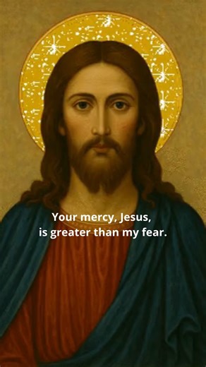 “Your mercy, Jesus, is greater than my fear.” When anxiety rises, cling to the Sacred Heart: mercy heals what fear divides. He doesn’t ask for perfection—only trust. Breathe His Name, confess your worry, and let His love be the last word over your life. If you’d like, drop a first name or intention below—we’ll pray together. ✝️🙏 | Learn Bible Daily