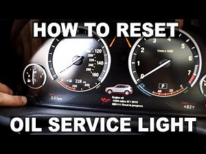 Återställning av varningslampan på BMW X3