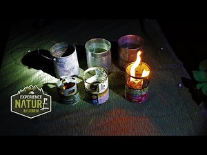Einen Outdoorkocher, mit einer Brennpastendose bauen. Prepperkocher, Nofallkocher und Notfallheizung