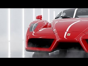 The Rosso Corsa Red Ferrari Enzo Reimagined in 8K Cinematic Glory