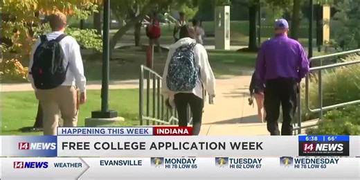Indiana colleges to waive application fees beginning this week