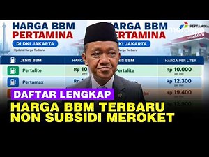 Daftar Lengkap Kenaikkan Harga BBM Nonsubsidi, Ada yang Meroket Hingga Rp 23.600 Per Liter