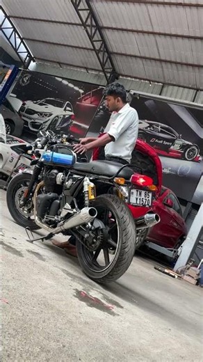 Royal Enfield GT Code 6 Tuning 🔥 | Stage Performance Upgrade at Code6 Chennai | Continental GT Tuned