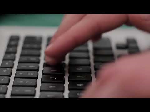 Typing on a keyboard - ROYALTY FREE VIDEO - HD