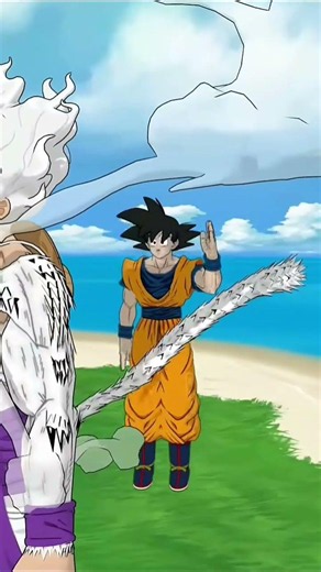 #anime #dragonball quand Goku voit quelqu'un de plus fort il doit toujours se battre 😂