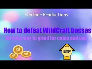 How to easily defeat any bosses and get exp and coins!| WildCraft tutorial