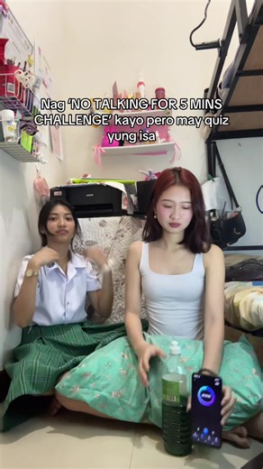 The No Talking Challenge During Quiz Week