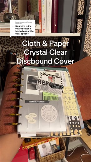 Crystal Clear Discbound Covers for Stylish Journaling