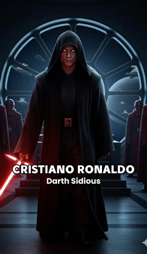 Famous soccer players reinvented as Star Wars characters.