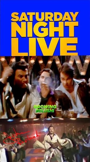🕺John Belushi & Dan Aykroyd Samurai Night Fever #snl #johnbelushi #danaykroyd #bluesbrothers