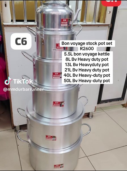 Bon Voyage Stock Pot Set - Quality Cooking Essentials