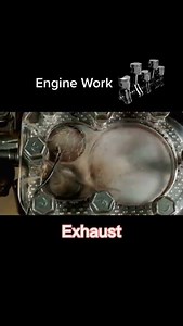 Working of Combustion Engine (slow motion)