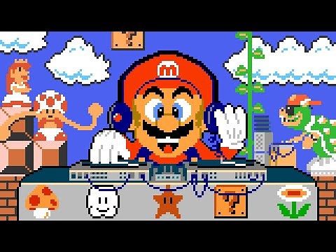 SUPER MARIO Dance Party!🍄💥🎵 8bit Pixel Animation [GFM Overworld Trap Remix] 4K