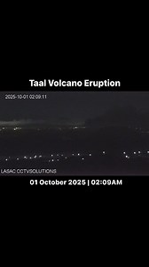 1.6M views · 6K reactions | Taal Volcano Eruption | 01 October 2025 | LASAC | Facebook