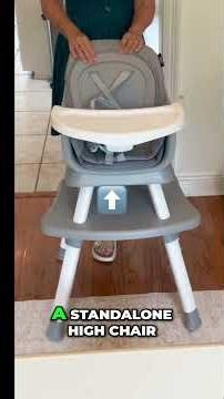 The Ultimate 6 in 1 Convertible High Chair Grows with Your Child!