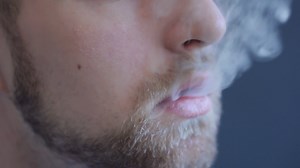 Bearded Man Enjoys Cigar Stock Footage SBV-306498574 - Storyblocks