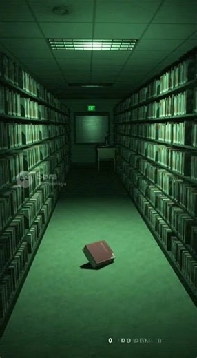 CCTV Horror | A Book Returned by Itself 😱#LibraryHorror#ScaryFootage#fypシ゚viral #foryou 