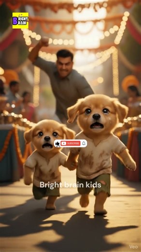 “Hungry Puppies Tried to Eat at a Wedding… A Man Hurt Them 😢