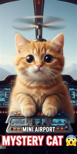 “Mini Helicopter Cat in Action! 😸🚁 You Won’t Believe This!” #top #marinemystery #amazingfacts