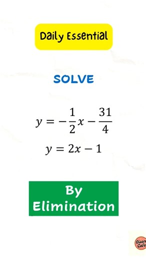 Simultaneous Equations? Elimination Made Simple.