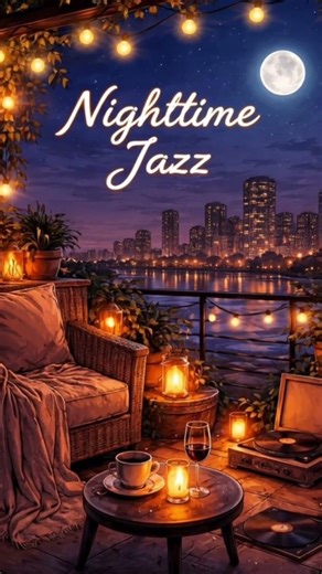 Relaxing nighttime jazz #jazz #relaxingjazz #music