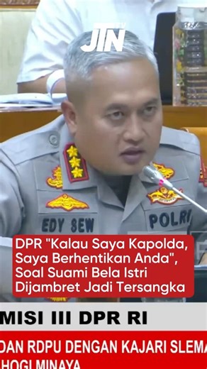 Kalau Saya Kapolda Kamu, Saya Langsung Berhentikan Anda