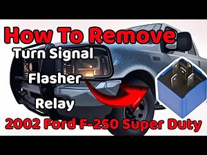 DIY 2002 Ford F-250 Super Duty Turn Signal Flasher Relay Removal
