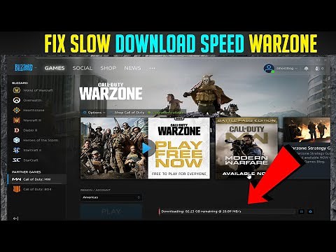 How to Fix Call of Duty Warzone Slow Download Speed