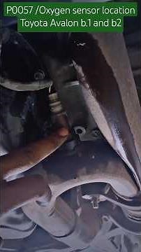 p0057 oxygen sensor location Toyota Avalon bank1 and Bank2 location and air bleed control circuit